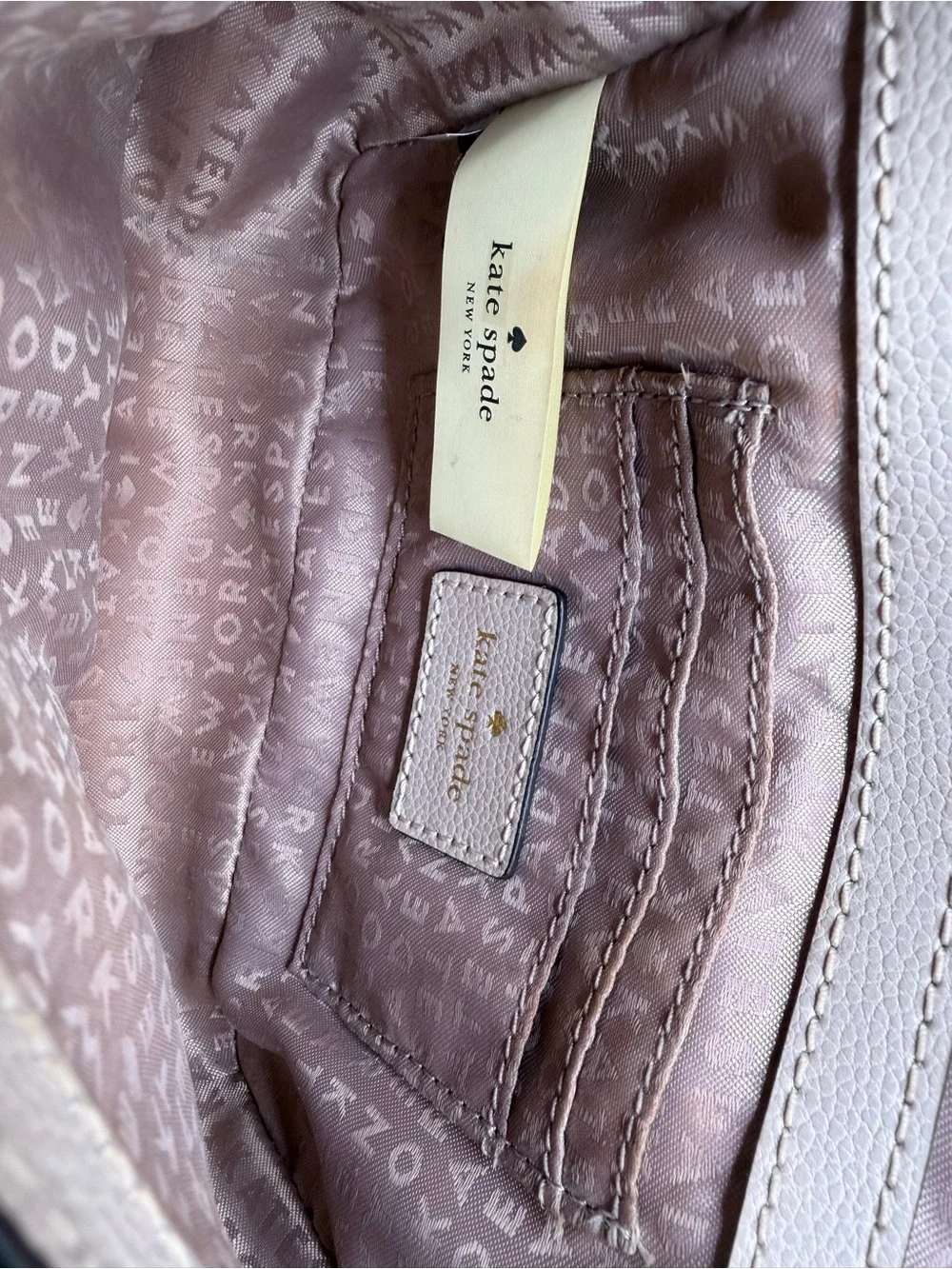Kate Spade Patterson Drive Maisie Mini Leather Crossbody Taupe